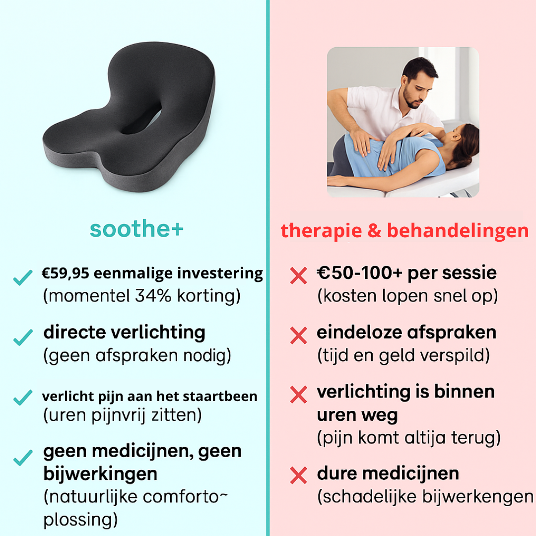 Soothe+ Orthopedisch Zitkussen