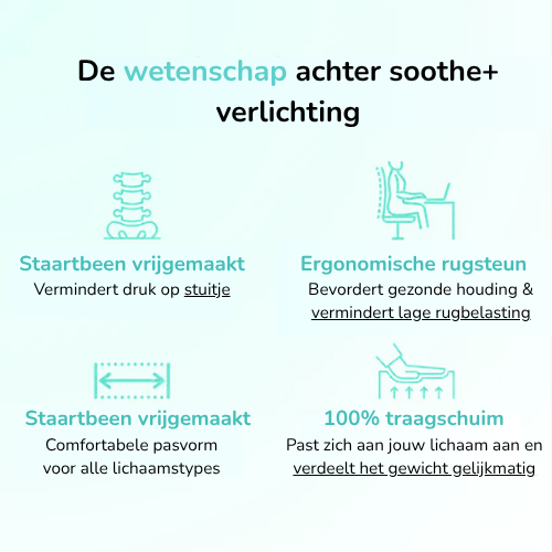 Soothe+ Orthopedisch Zitkussen
