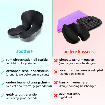 Soothe+ Orthopedisch Zitkussen